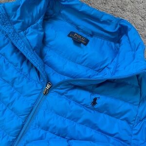 Ralph Lauren POLO Youth XL 18/20 Boy Down Polyester Puffer Jacket  Blue